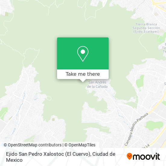 Mapa de Ejido San Pedro Xalostoc (El Cuervo)