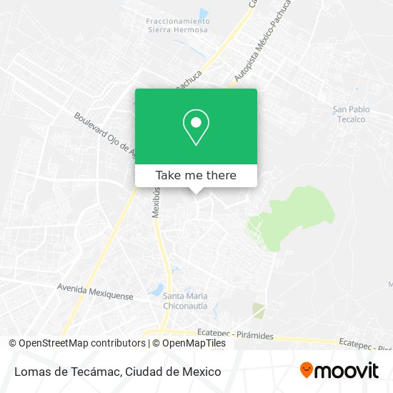 Mapa de Lomas de Tecámac