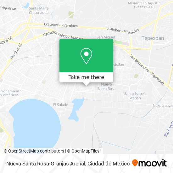 Nueva Santa Rosa-Granjas Arenal map