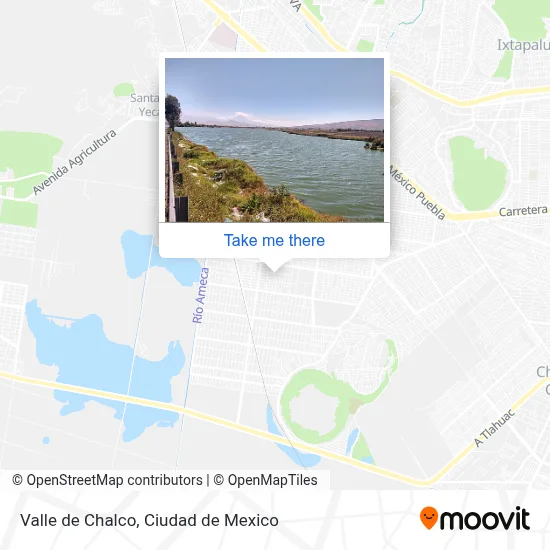 Valle de Chalco map