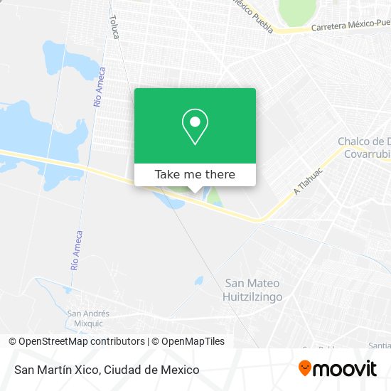 San Martín Xico map