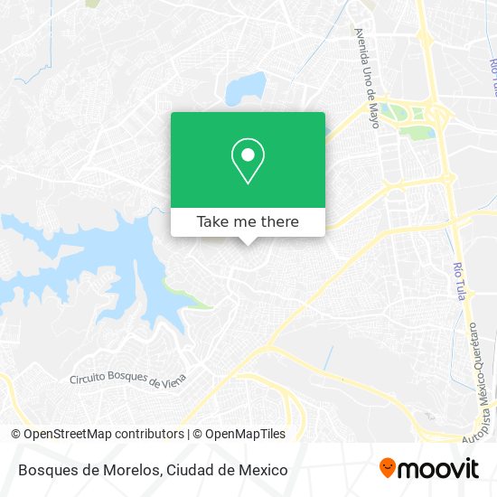 Mapa de Bosques de Morelos