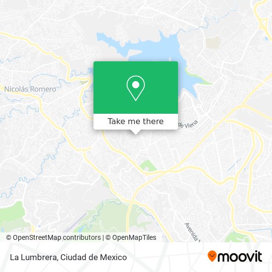 Mapa de La Lumbrera