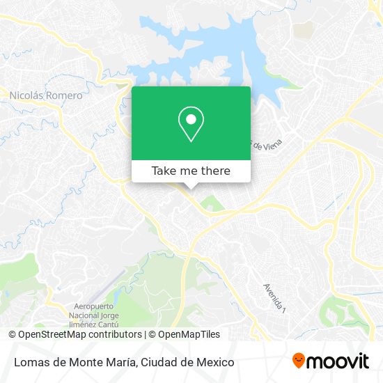 Lomas de Monte María map