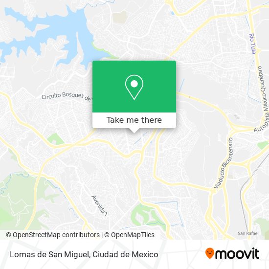 Lomas de San Miguel map