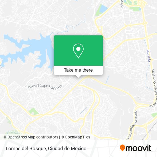 Lomas del Bosque map