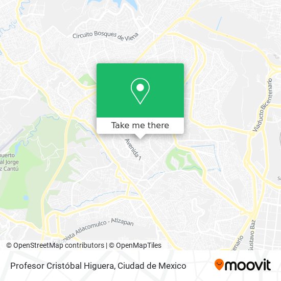 Profesor Cristóbal Higuera map