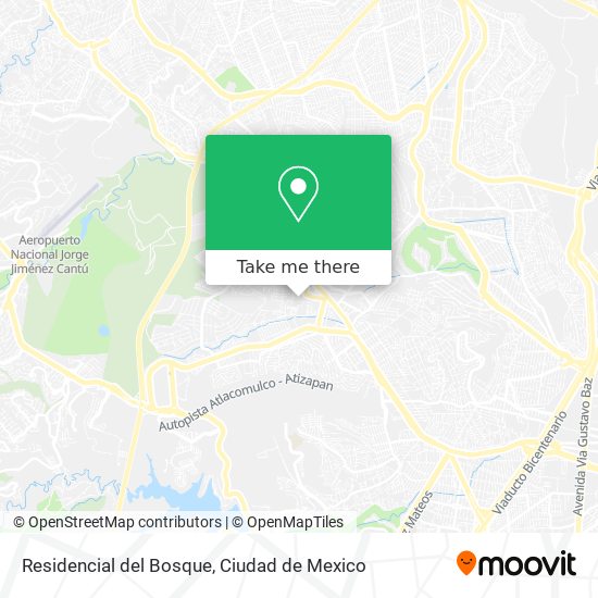 Residencial del Bosque map