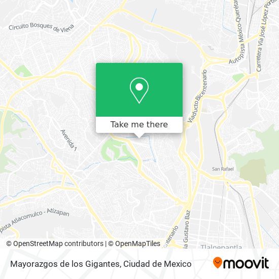 Mayorazgos de los Gigantes map