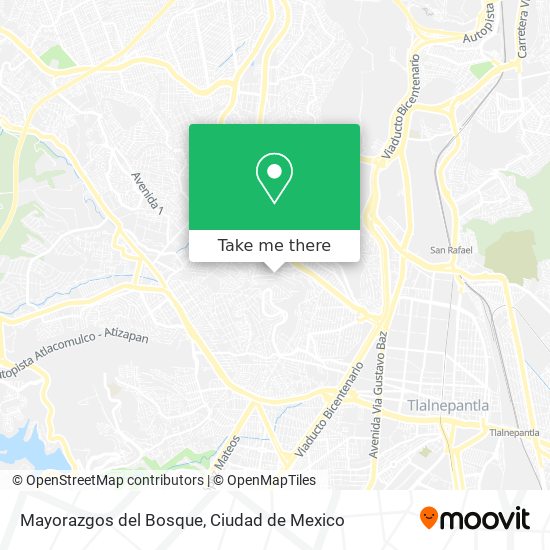 Mayorazgos del Bosque map