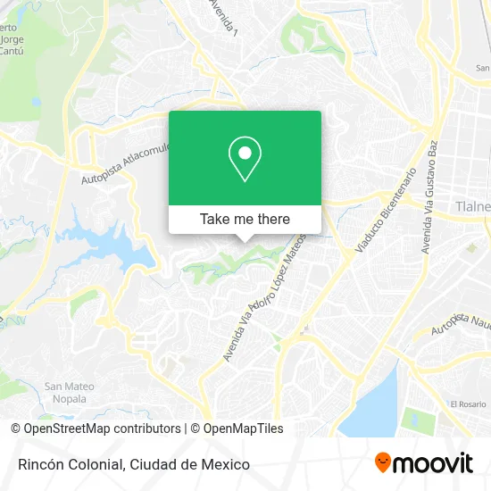 Rincón Colonial map