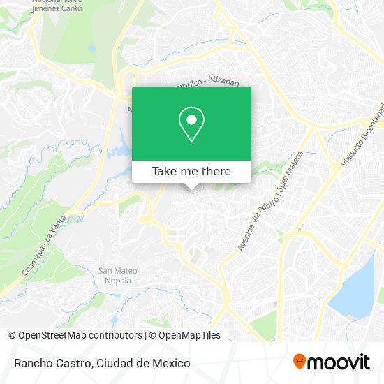 Mapa de Rancho Castro