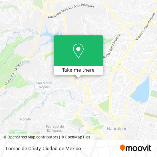 Mapa de Lomas de Cristy
