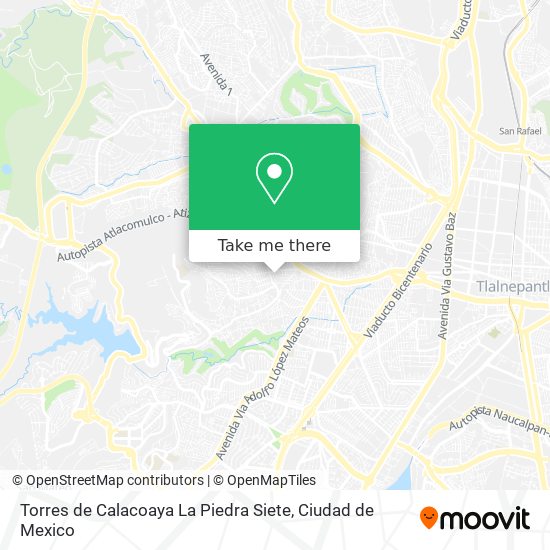 Mapa de Torres de Calacoaya La Piedra Siete