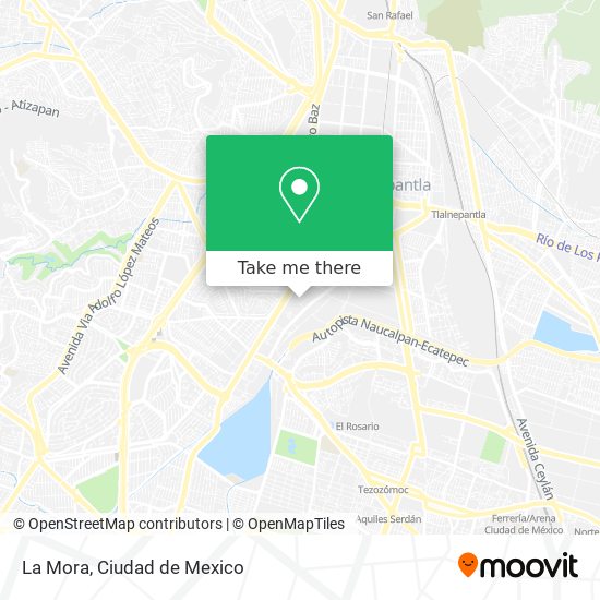 Mapa de La Mora