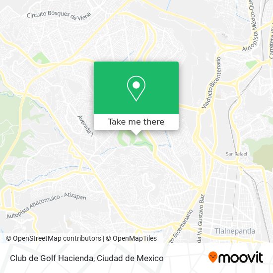 Club de Golf Hacienda map