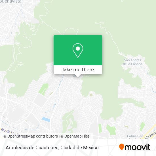 Arboledas de Cuautepec map