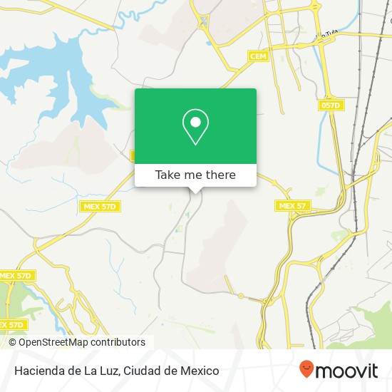 Mapa de Hacienda de La Luz