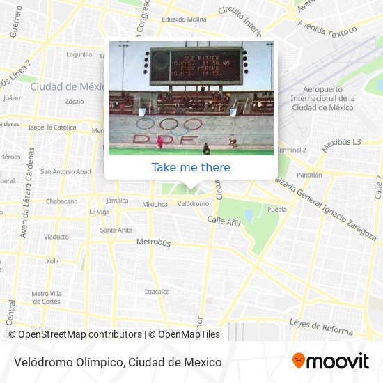 Velódromo Olímpico map