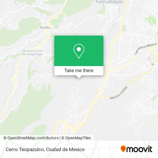 Mapa de Cerro Teopazulco