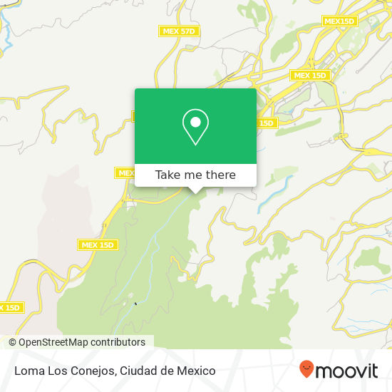 Loma Los Conejos map