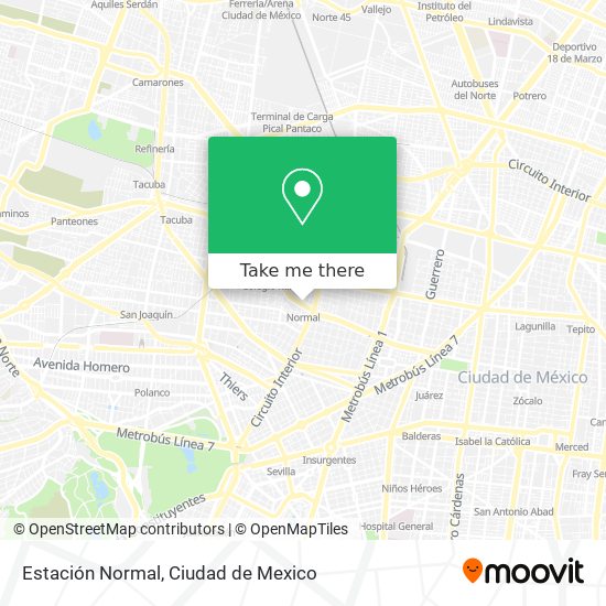 Estación Normal map