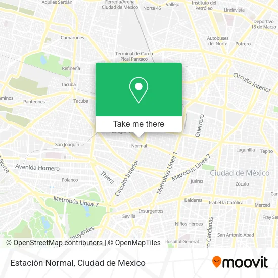 Mapa de Estación Normal
