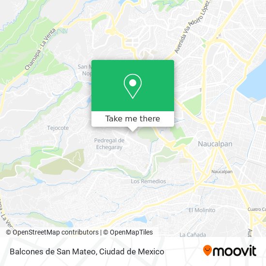 Mapa de Balcones de San Mateo