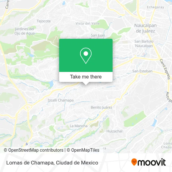 Lomas de Chamapa map