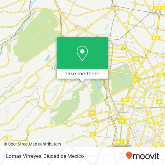 Mapa de Lomas Virreyes