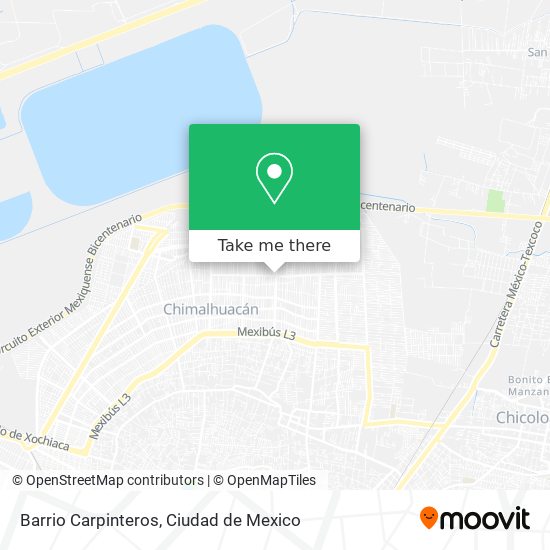 Mapa de Barrio Carpinteros