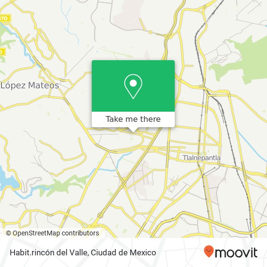 Mapa de Habit.rincón del Valle