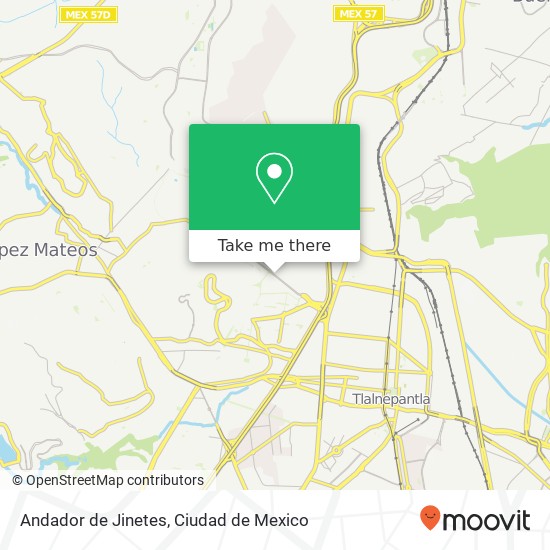 Andador de Jinetes map