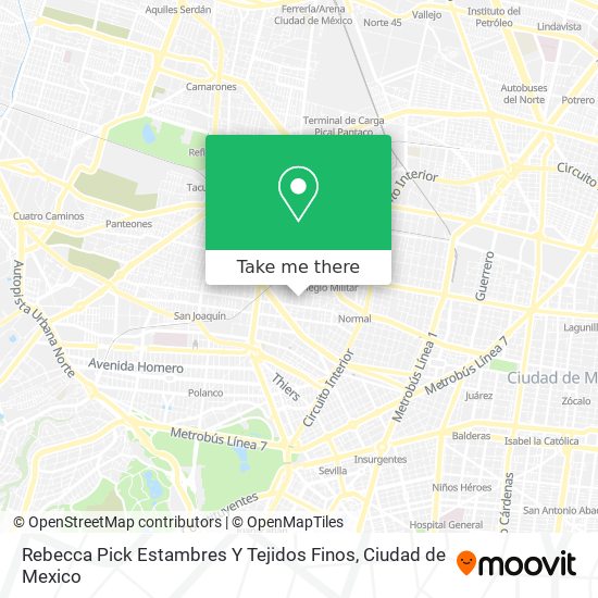 Rebecca Pick Estambres Y Tejidos Finos map