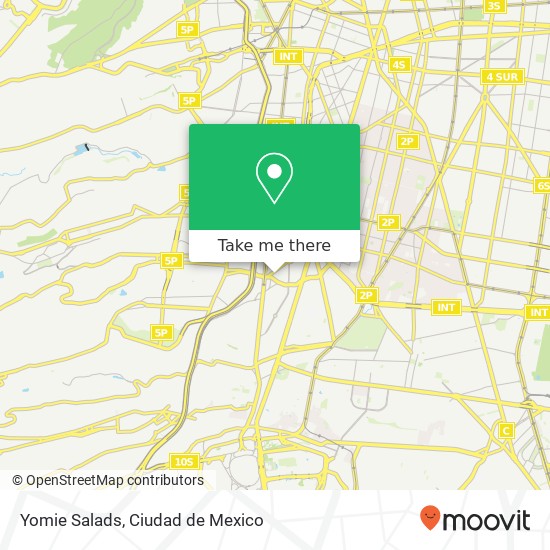 Mapa de Yomie Salads