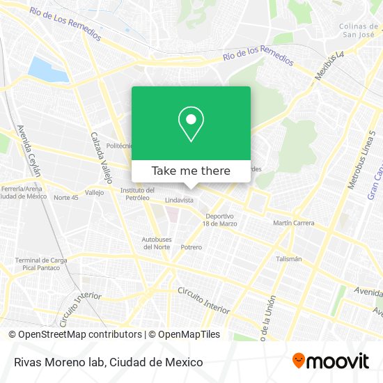 Rivas Moreno lab map
