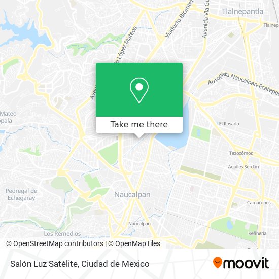 Mapa de Salón Luz Satélite