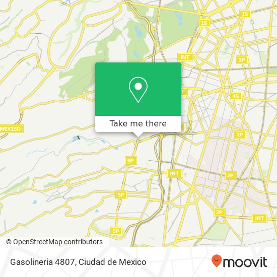 Gasolineria 4807 map