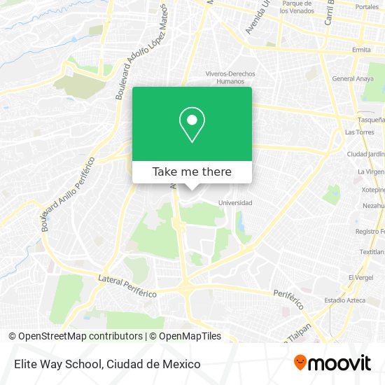 Mapa de Elite Way School