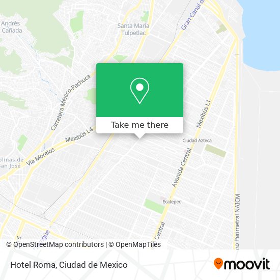 Mapa de Hotel Roma