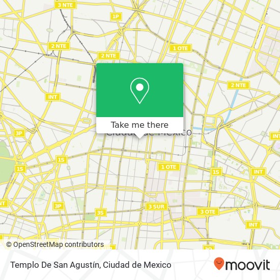 Templo De San Agustín map