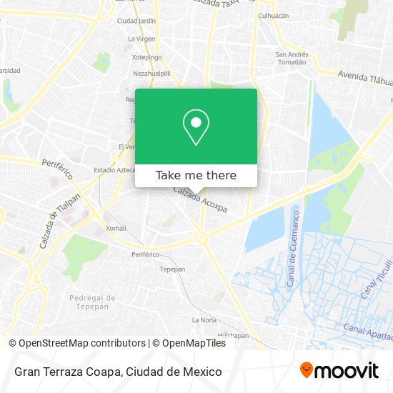 Mapa de Gran Terraza Coapa