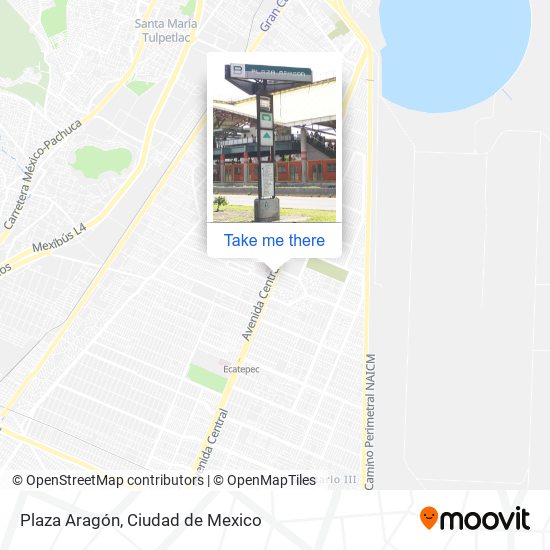 Plaza Aragón map