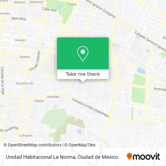 Unidad Habitacional La Norma map