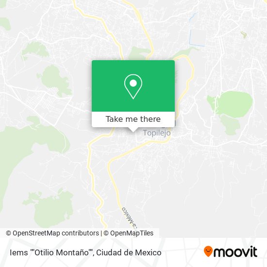 Iems ""Otilio Montaño"" map