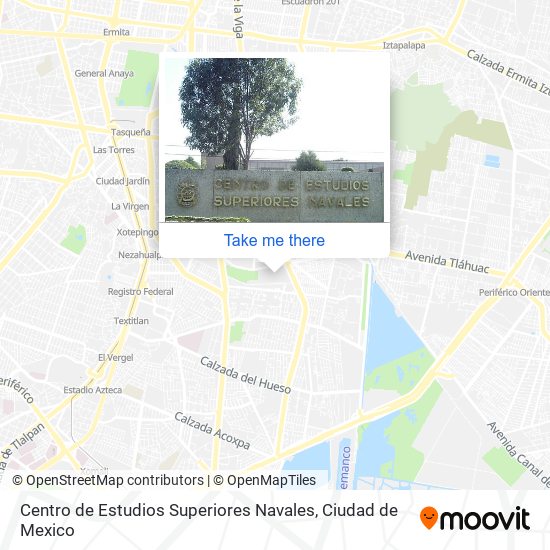 Centro de Estudios Superiores Navales map