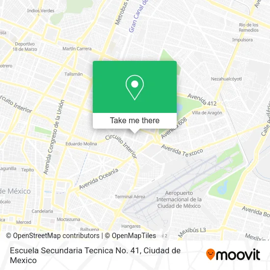 Escuela Secundaria Tecnica No. 41 map