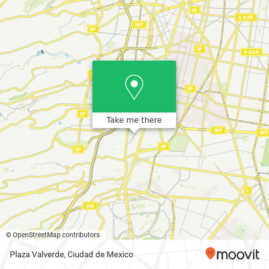 Plaza Valverde map