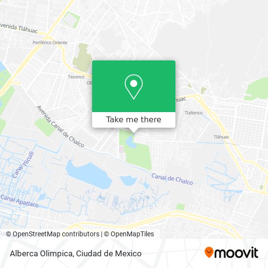 Alberca Olimpica map