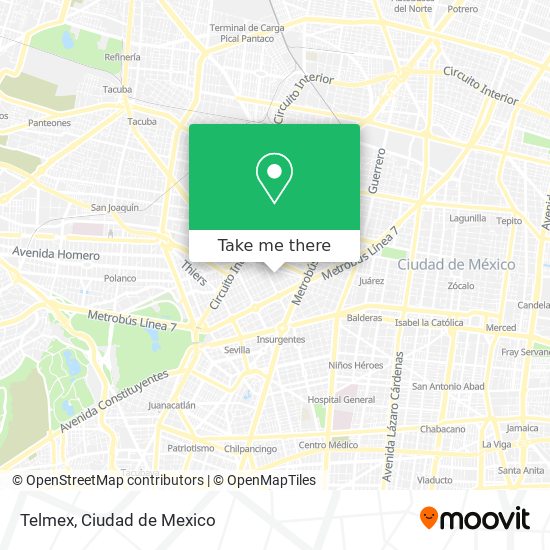 Telmex map